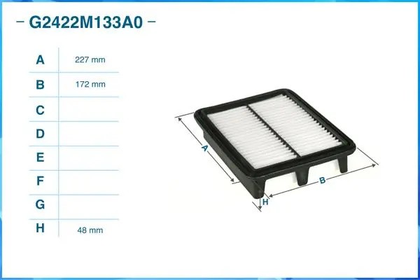 Фильтр воздушный G2422M133A0 CWORKS