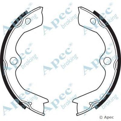 Колодки тормозные барабанные SHU662 APEC BRAKING