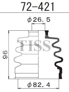 Пыльник ШРУСа 72421 1 56 MARUICHI