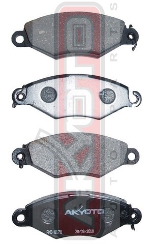 Колодки тормозные дисковые AKD-0178 AKYOTO