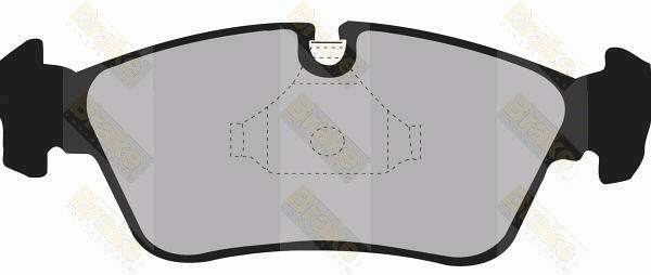 Колодки тормозные дисковые PA1179 BRAKE ENGINEERING