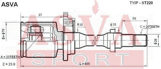 2303568000009 TYIP-ST220 ASVA