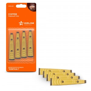 АРОМАТИЗАТОР В ДЕФЛЕКТОР КЛИПСА-1 БОДРЯЩИЙ КОФЕ AFKL024 AIRLINE