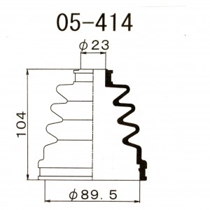 Пыльник ШРУСа 05414 1 56 MARUICHI