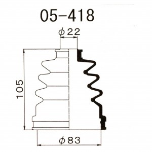 Пыльник ШРУСа 05418 1 56 MARUICHI