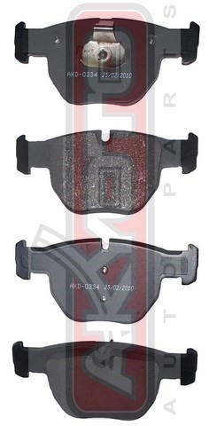 Колодки тормозные дисковые AKD-0334 AKYOTO