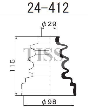Пыльник ШРУСа 24412 1 56 MARUICHI