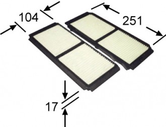 Фильтр салона AC25157SET AZUMI