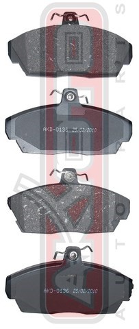 Колодки тормозные дисковые AKD-0136 AKYOTO