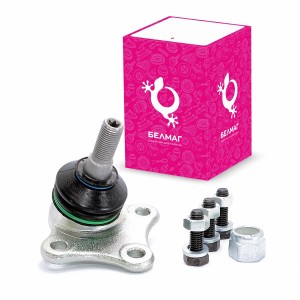 Опора шаровая LADA Vesta левая (пыльник+крепеж) БелМаг BM0169 BM.0169 BELMAG