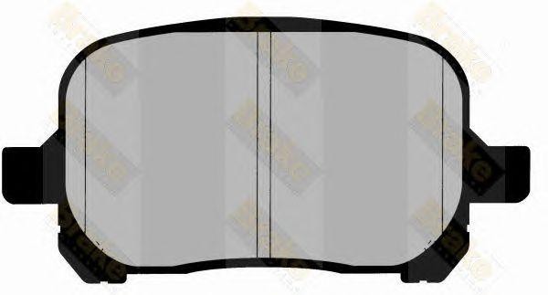 Колодки тормозные дисковые PA1403 BRAKE ENGINEERING