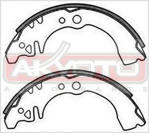 Колодки тормозные барабанные AKS-0034 AKYOTO