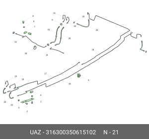 4680390016650 316300350615102 UAZ UAZ