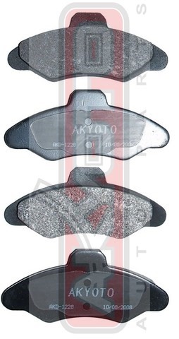 Колодки тормозные дисковые AKD-1228 AKYOTO