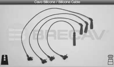Провода высоковольтные системы зажигания (комплект) 33.547 BRECAV