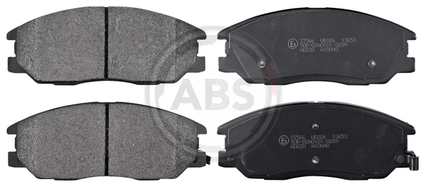 Колодки тормозные дисковые 37566 ABS