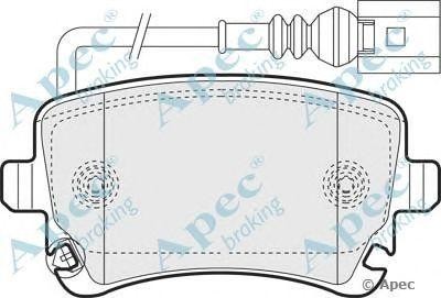 Колодки тормозные дисковые PAD1352 APEC BRAKING