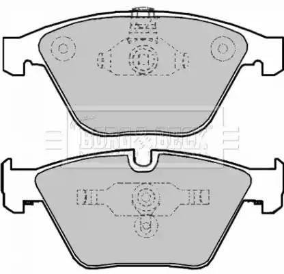 Колодки тормозные дисковые BBP1969 BORG BECK