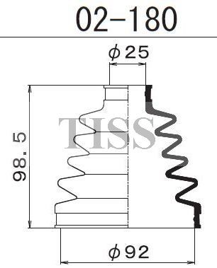 Пыльник ШРУСа 02180 1 56 MARUICHI