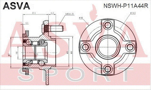 2000079543536 NSWH-P11A44R ASVA
