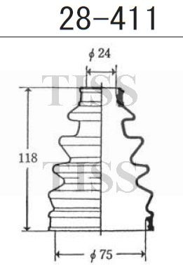 Пыльник ШРУСа 28411 1 56 MARUICHI