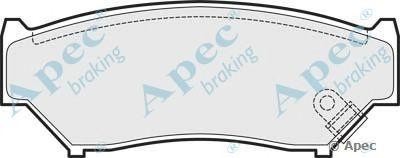 Колодки тормозные дисковые PAD1520 APEC BRAKING