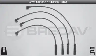 Провода высоковольтные системы зажигания (комплект) 35506 BRECAV