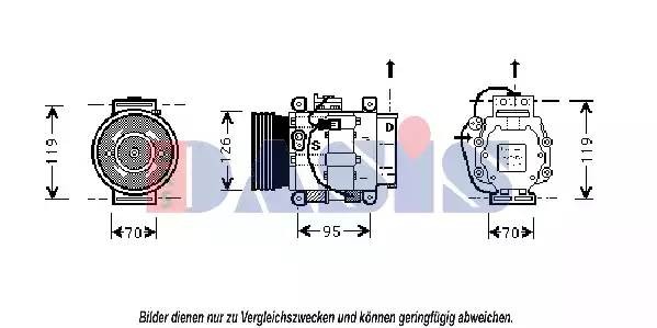 Деталь 853850N AKS DASIS