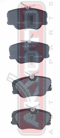 Колодки тормозные дисковые AKD-1222 AKYOTO