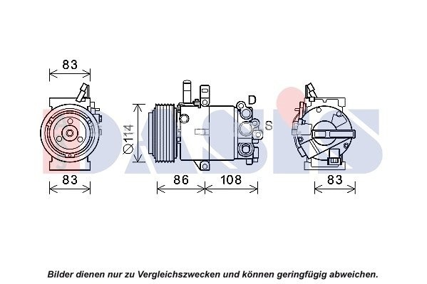 Деталь 852808N AKS DASIS