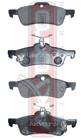 Колодки тормозные дисковые AKD-1840 AKYOTO