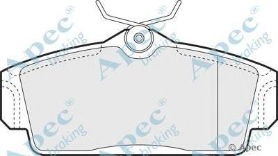 Колодки тормозные дисковые PAD1082 APEC BRAKING