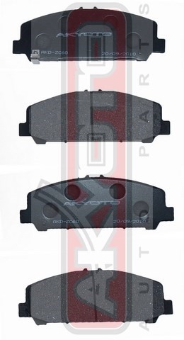 Колодки тормозные дисковые AKD-ZC60 AKYOTO