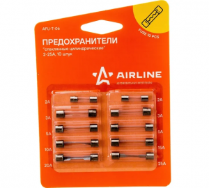 Предохранители стеклянные цилиндрические AFU-T-06 AIRLINE