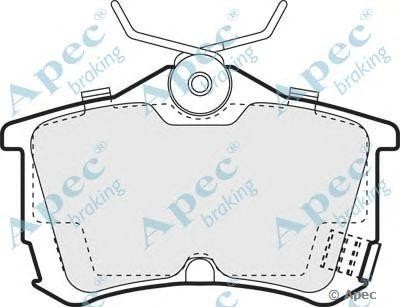 Колодки тормозные дисковые PAD1046 APEC BRAKING