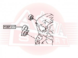 Натяжитель ремня приводного в сборе FDBP-017 ASVA