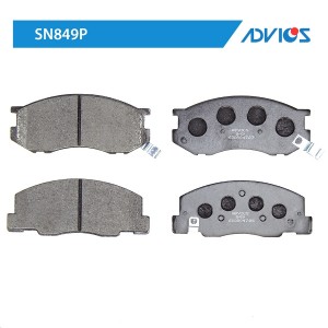 Колодки тормозные дисковые SN849P ADVICS