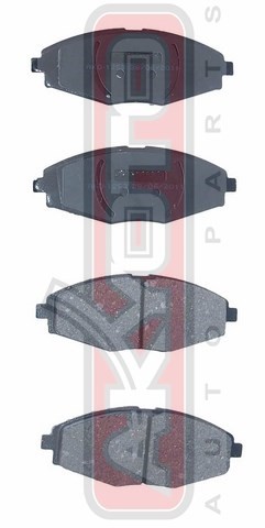 Колодки тормозные дисковые AKD-1253 AKYOTO