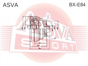ШРУС BXE84 ASVA