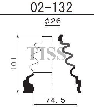 Пыльник шрус (TOYOTA) 02132 1 56 MARUICHI