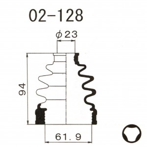 Пыльник ШРУСа 02128 1 56 MARUICHI