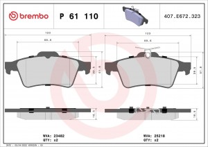 8020584103586 P61110 BREMBO