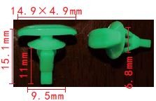 Клипса крепежная AK1114418 AUTOKREP