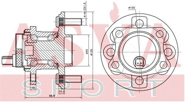 2000079549002 TYWH-KSP90R ASVA