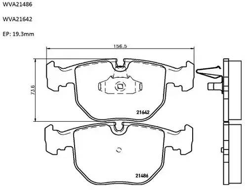 Колодки тормозные дисковые PBP4345 AUTOMOTOR FRANCE