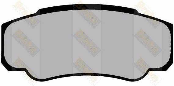 Колодки тормозные дисковые PA1286 BRAKE ENGINEERING