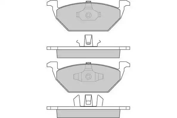 Колодки тормозные дисковые 12-0835 ETF