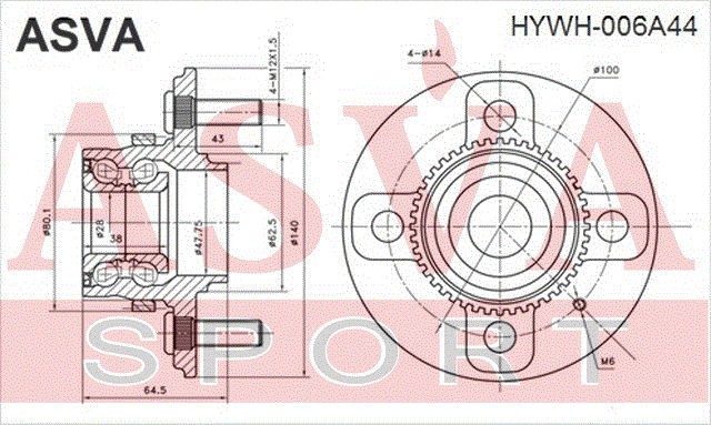 2000079543826 HYWH-006A44 ASVA