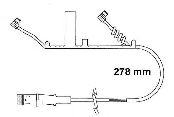 Датчик износа тормозных колодок FAI161 ABEX