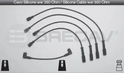 Провода высоковольтные системы зажигания (комплект) 07514 BRECAV